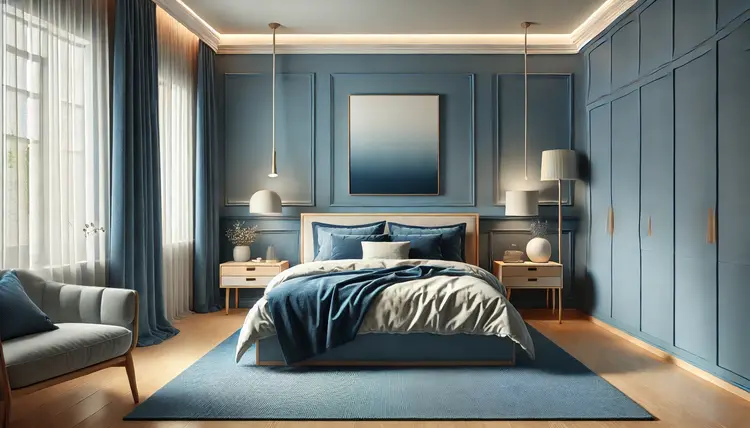 Blue Bedroom Design
