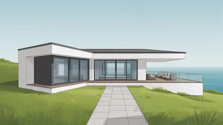 L Shaped Home Design
