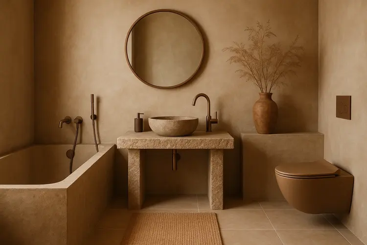 Earth Tone Bathroom Designs