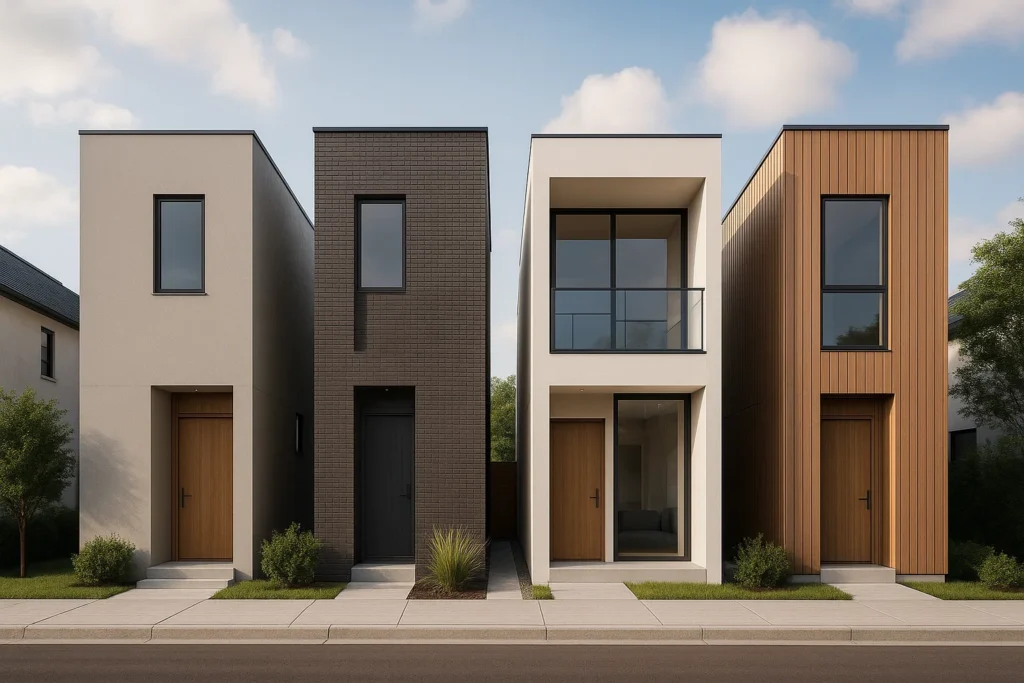 Narrow Block Home Designs