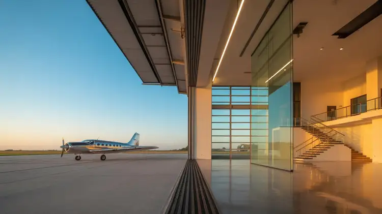 Airplane Hangar Home Designs
