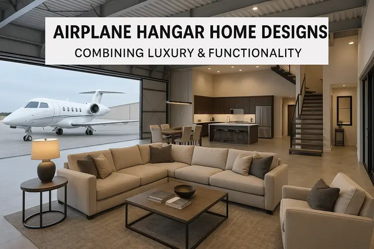 Airplane Hangar Home Designs