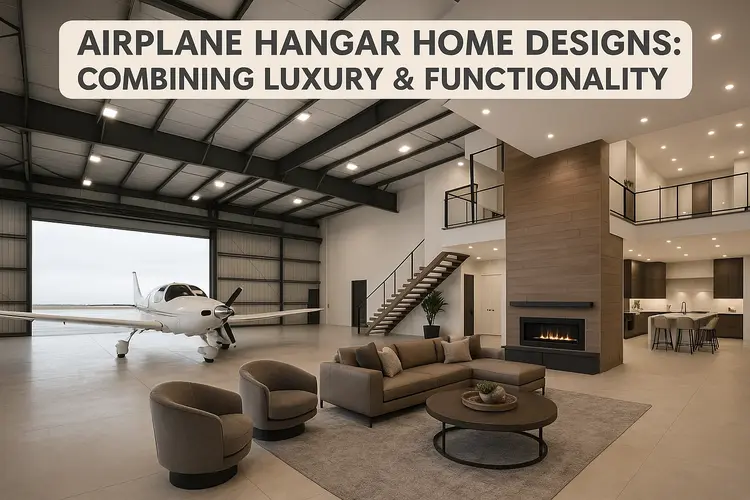 Airplane Hangar Home Designs
