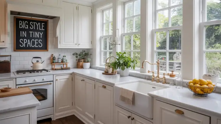 Small Hamptons Kitchens