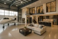 Airplane Hangar Home Designs: Combining Luxury & Functionality